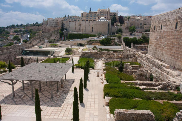 耶路撒冷圣殿山戴维森中心景观