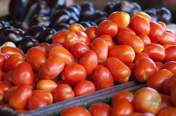 法国水果市场，西红柿
