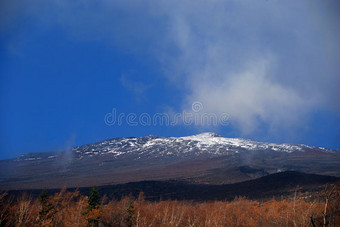 日本河根国家公园富士山图片