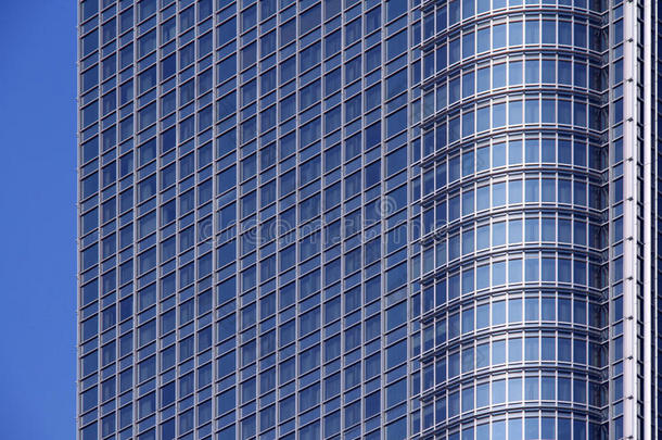 现代企业建筑窗户