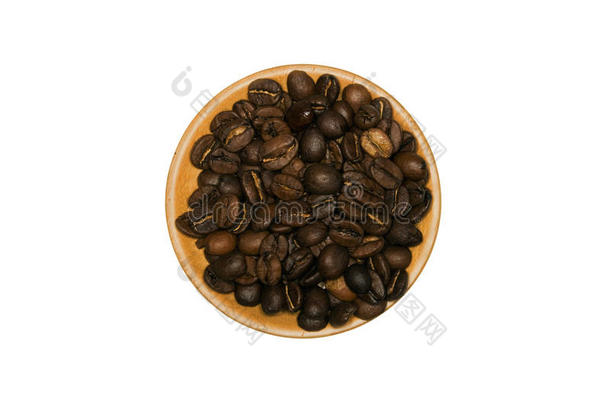 木碟咖啡豆