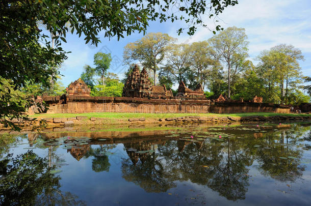 柬埔寨。暹粒。吴哥。班蒂斯雷神庙