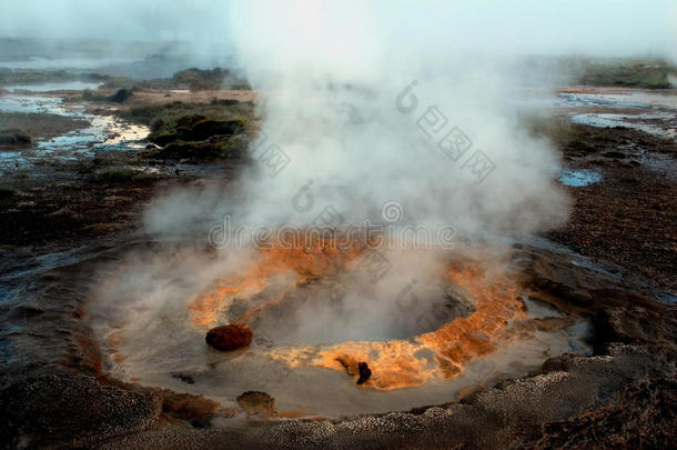 冰岛的geysir