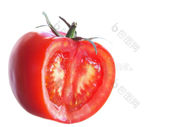 白底红番茄