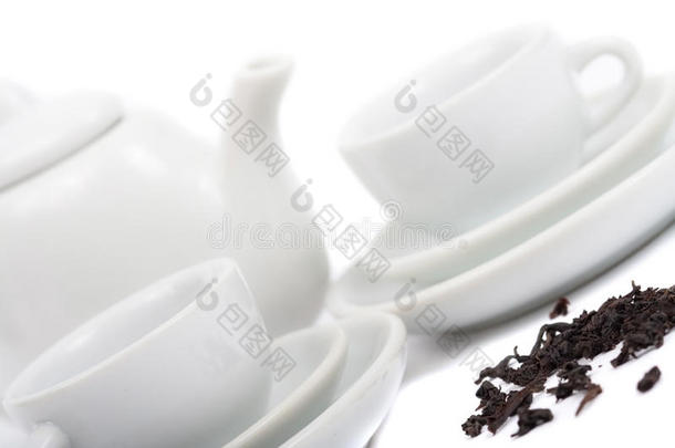 茶壶和白茶杯