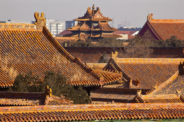 北京紫禁城望塔