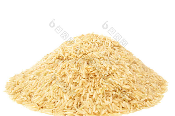 一堆糙米