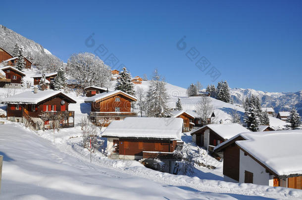 瑞士著名滑雪胜地布劳瓦尔德