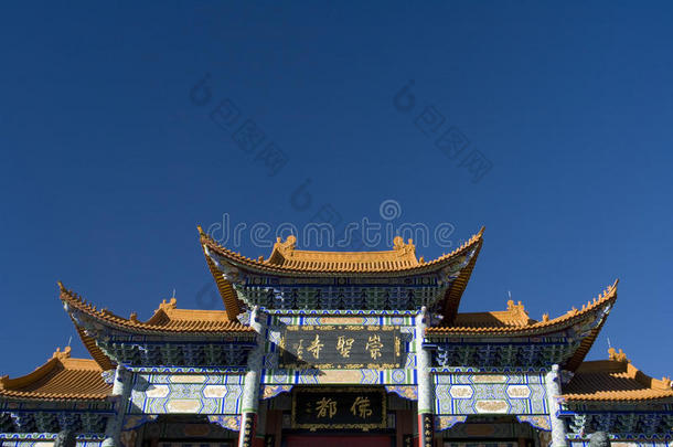 中国寺庙入口
