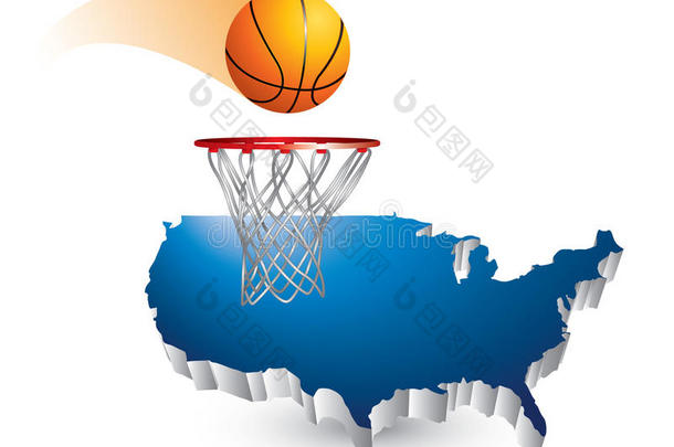 蓝色美国偶像篮球篮球