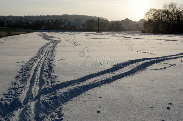 雪地滑雪场