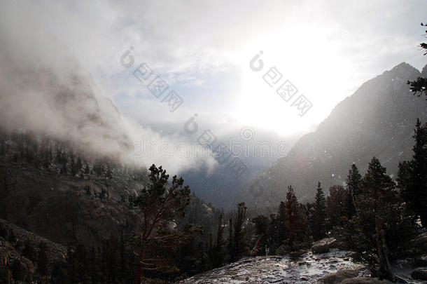 风景攀登山内华达州涅瓦达斯