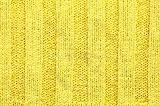 黄色<strong>针织物</strong>纹理背景