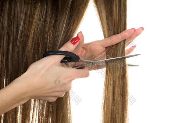 剪长发的剪刀