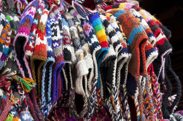 尼泊尔传统针织毛线帽