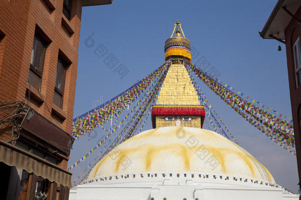 尼泊尔加德满都布达纳特神庙