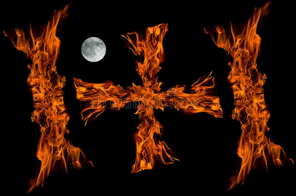 月圆时的克罗斯火焰，与世隔绝