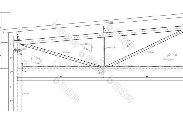 钢桁架施工图