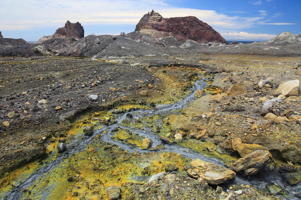 新西兰白岛火山