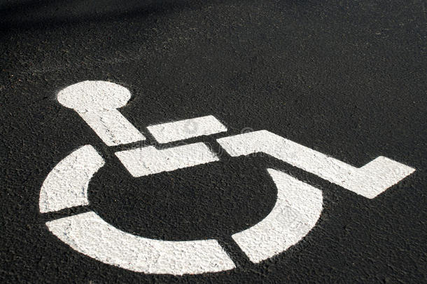 残疾人停车标志
