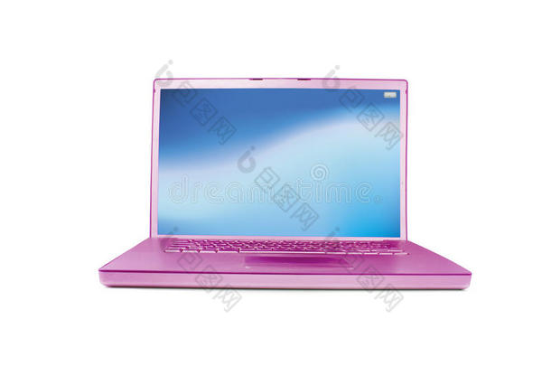 粉色笔记本电脑