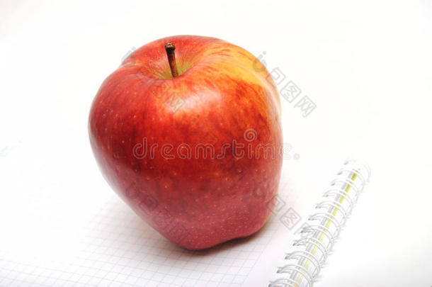 红苹果在格子文案上