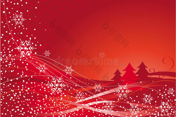 圣诞装饰和红树