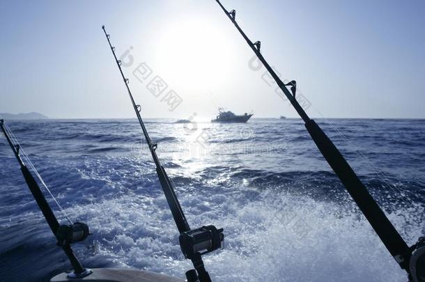 地中海划船捕鱼