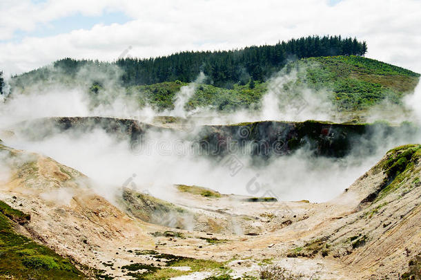 新西兰陶波火山区