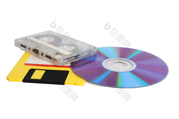 盒式磁带、软盘和光盘