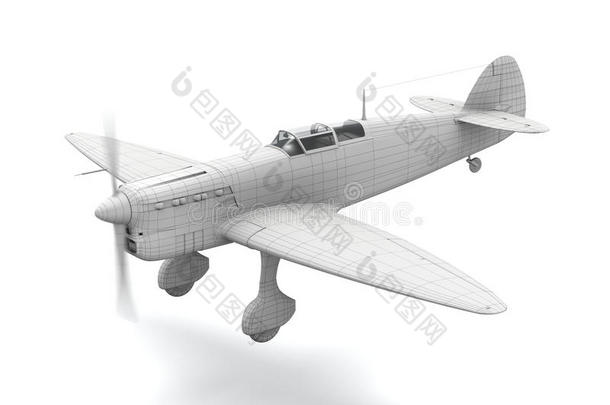 三维飞机模型