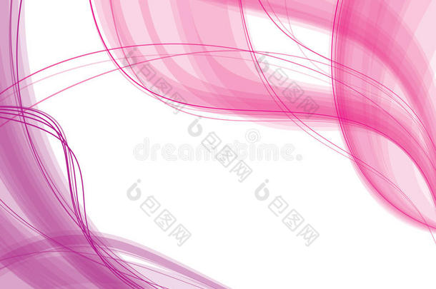 粉红色和紫色透明波浪