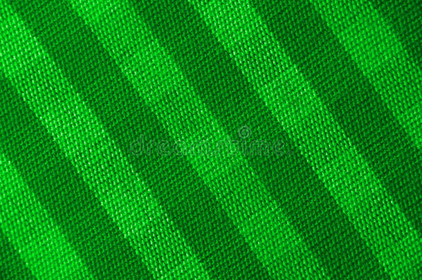 绿色条纹纺织品