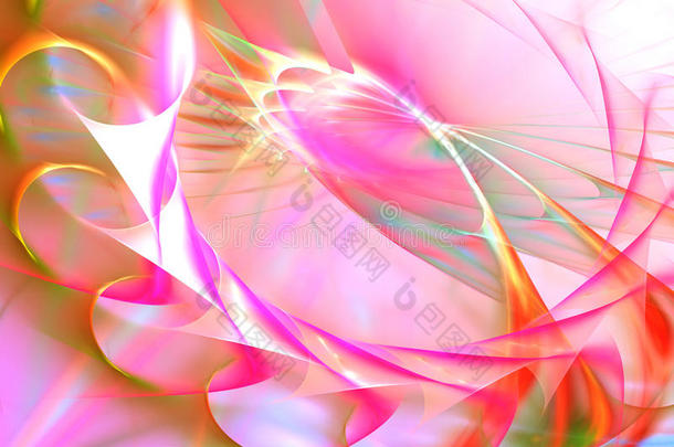 抽象粉色螺旋背景