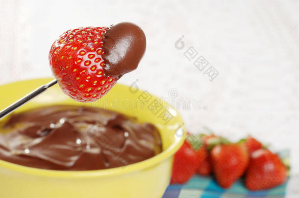 草莓巧克力火锅