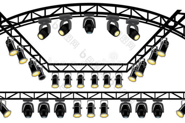 桁架舞台聚光灯