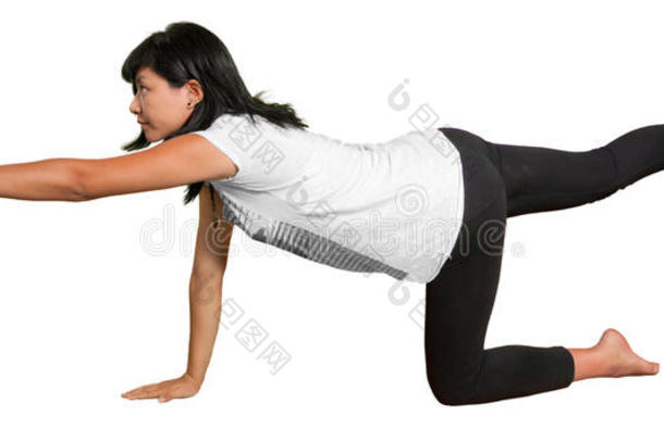 孕妇瑜伽姿势