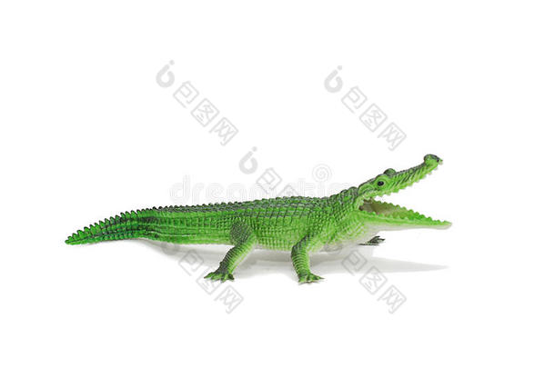 鳄鱼玩具，绿鳄鱼