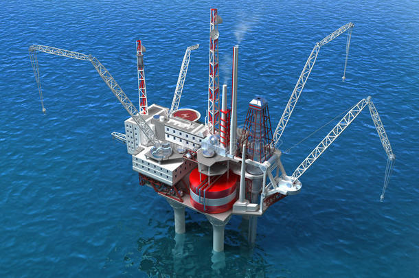 海洋石油钻机钻井结构