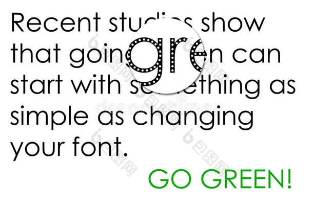 绿色字体