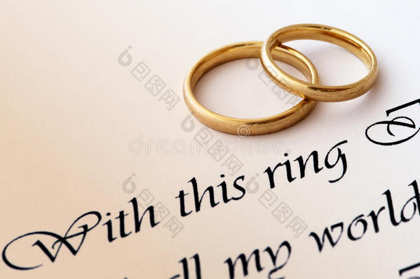 结婚戒指和誓言