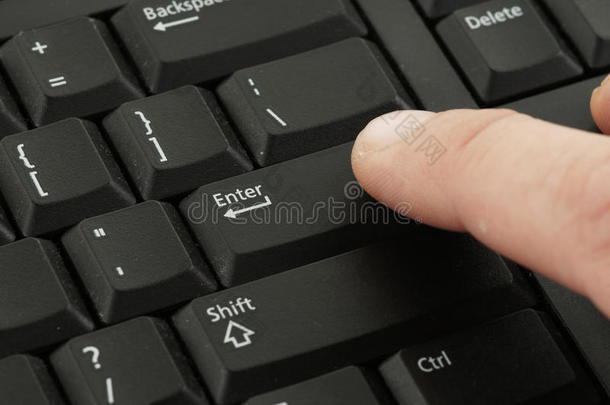 手指按键盘