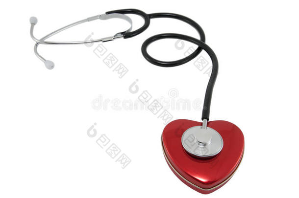 听诊器和心脏