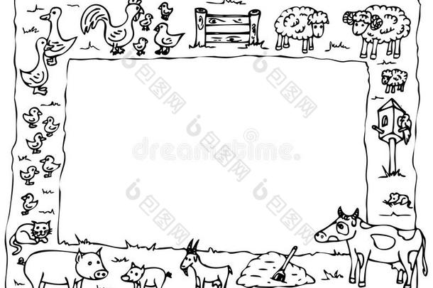 动物养殖场框架