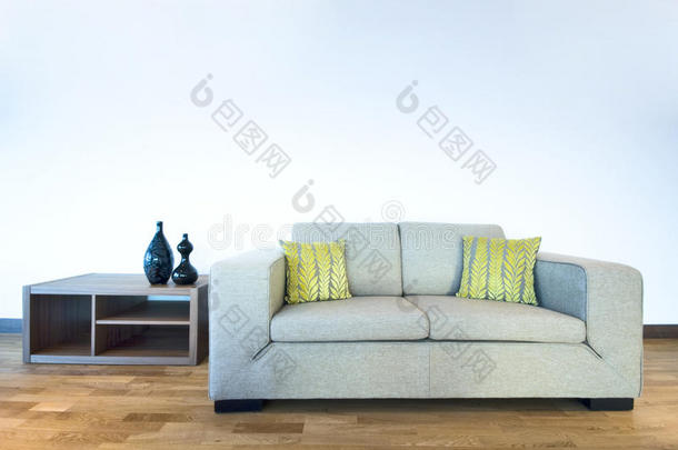 现代客厅细节与现代沙发