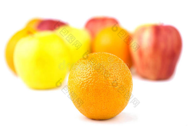 橙子和水果的混合物