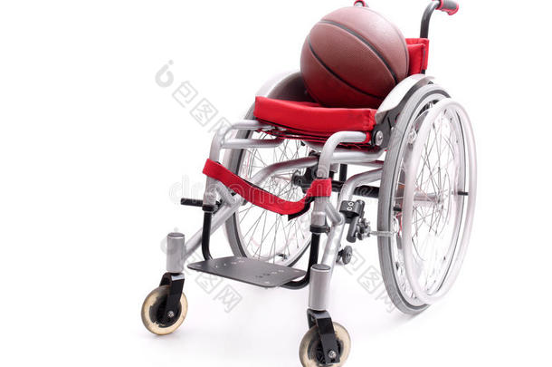 轮椅和篮球