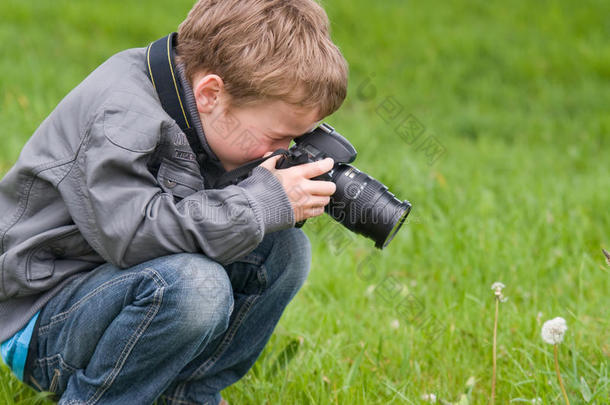年轻摄影师