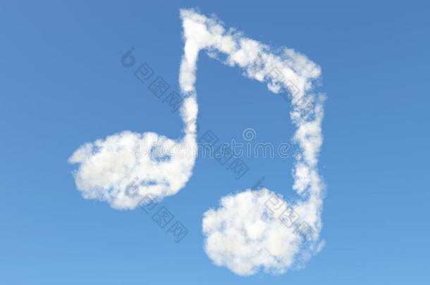 来自云端的音乐音符