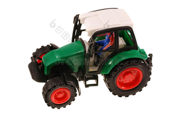 塑料轮式拖拉机玩具